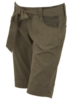 Dorothy Perkins Maternity khaki shorts