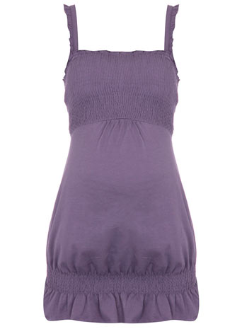 Dorothy Perkins Maternity lavender ruched hem