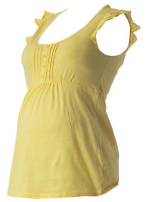 Dorothy Perkins Maternity lemon frill top