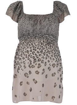 Dorothy Perkins Maternity leopard empire top