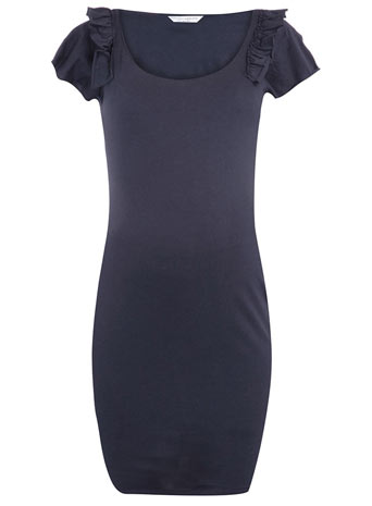 Dorothy Perkins Maternity navy frill top