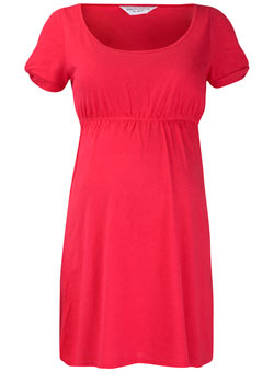 Dorothy Perkins Maternity pink knot shoulder tunic