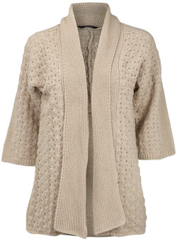 Dorothy Perkins Oat stitchy edge cardigan