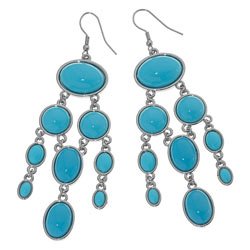 Oval Chandelier Earrings