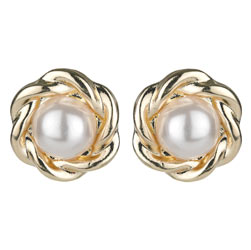 Pearl knot studs