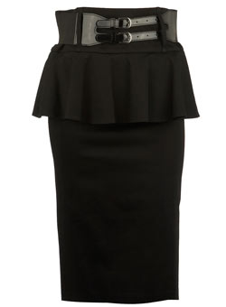 Dorothy Perkins Peplum pencil skirt