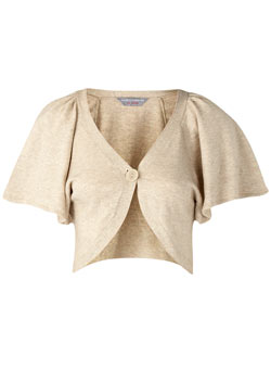 Dorothy Perkins Petite cream angel sleeve shrug