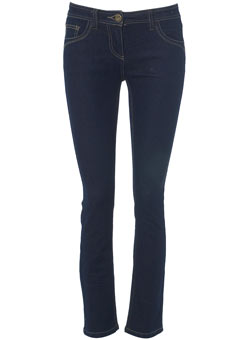 Dorothy Perkins Petite dark wash skinny jeans