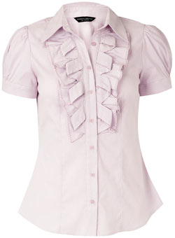 Dorothy Perkins Purple stripe origami shirt