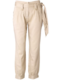 Dorothy Perkins Stone coffee bean trousers