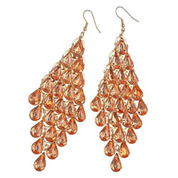 Stone Fishscale Earrings