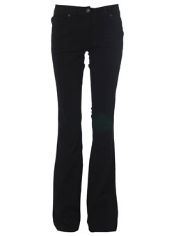 Dorothy Perkins Tall black twill skinny flares