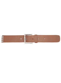 Tan multi stud waist belt