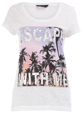 White escape with me t-shirt DP56234702