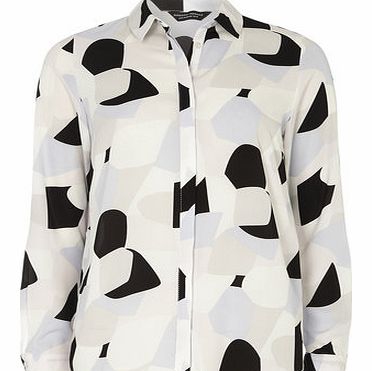 Dorothy Perkins Womens Abstract Print Shirt- Multi Colour