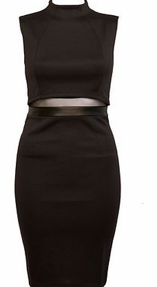 Womens Amy Childs Erin Mesh Trim Pencil Dress-