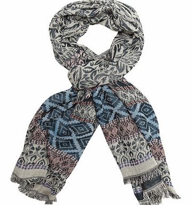 Womens Beyond The Pines Jacquard Scarf- Multi