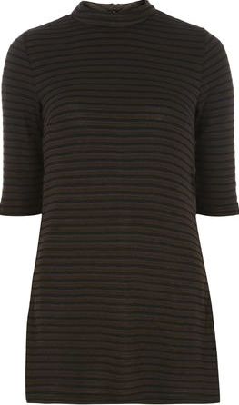 Dorothy Perkins, 1134[^]262015000708500 Womens Black And Khaki Tunic- Green DP05541752