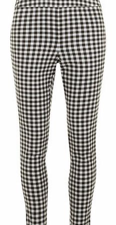 Dorothy Perkins Womens Black and white Lyla Check Tube Pants-