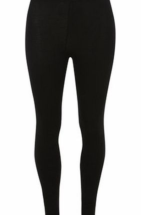 Dorothy Perkins Womens Black ankle grazer leggings- Black