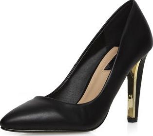 Dorothy Perkins, 1134[^]262015000714028 Womens Black Essa court shoes- Black DP22330610