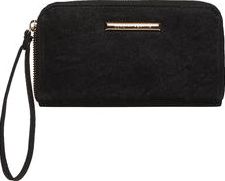 Dorothy Perkins, 1134[^]262015000706196 Womens Black fur zip purse- Black DP18420001