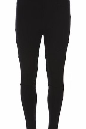 Dorothy Perkins Womens Black Knee Panel Treggings- Black