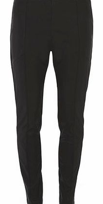 Dorothy Perkins Womens Black Leather Look Treggings- Black