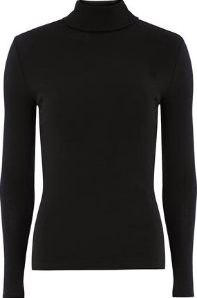 Dorothy Perkins, 1134[^]262015000706106 Womens Black Long Sleeve Roll Neck jumper- Black