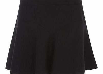 Dorothy Perkins Womens Black Poly Flute Skirt- Black DP66791301