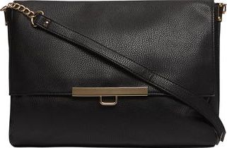 Dorothy Perkins, 1134[^]262015000711765 Womens Black soft shoulder Bag- Black DP18417901