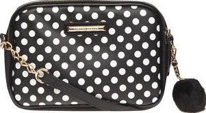 Dorothy Perkins, 1134[^]262015000711755 Womens Black spot crossbody bag- Black DP18418401