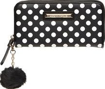 Dorothy Perkins, 1134[^]262015000711753 Womens Black spot pom purse- Black DP18420501