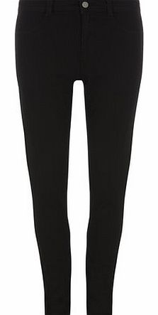 Dorothy Perkins Womens Black Wash Fly Front Jeggings- Black