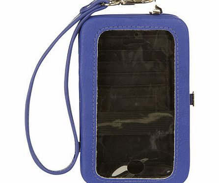 Womens Blue phone holder- Blue DP18388750