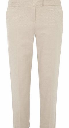 Dorothy Perkins Womens Blush Jacquard Skinny Trousers- Blush