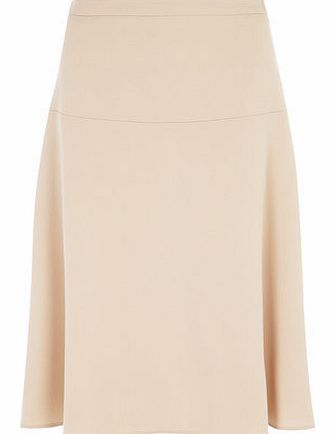 Dorothy Perkins Womens Blush Midi Flute Skirt- Blush DP66791115