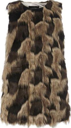 Dorothy Perkins, 1134[^]262015000713629 Womens Camo Long Line Faux Gilet- Green DP98525585