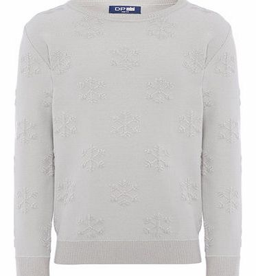 Dorothy Perkins Womens Childrens Snowflake Jumper- Grey