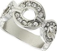 Dorothy Perkins, 1134[^]262015000709299 Womens Circle Stone Ring- Clear DP49816190