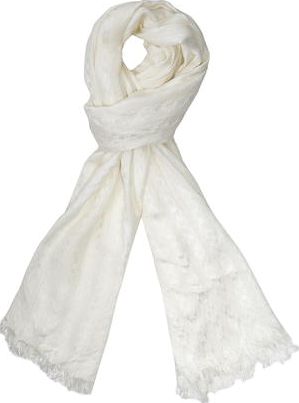 Dorothy Perkins, 1134[^]262015000713363 Womens Cream Raw Edge Scarf- Cream DP11173781