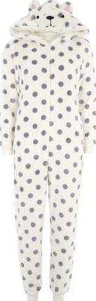 Dorothy Perkins, 1134[^]262015000712088 Womens Cream Star Gazing Bear Onesie- Cream