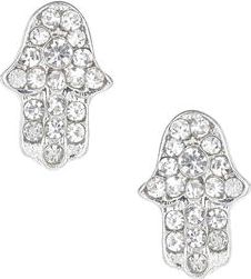 Dorothy Perkins, 1134[^]262015000709261 Womens Fatima Hand Earrings- Clear DP49816194