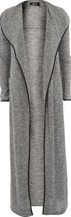 Dorothy Perkins, 1134[^]262015000705789 Womens Fever Fish Grey Zip Cardigan- Grey