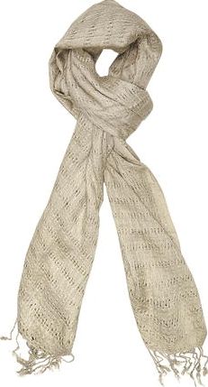 Dorothy Perkins, 1134[^]262015000713361 Womens Glitter Honeycomb Scarf- White DP11173682