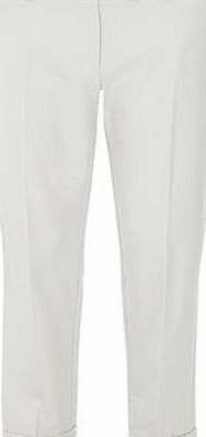 Dorothy Perkins Womens Grey Mini Spot Straight Leg Trousers-