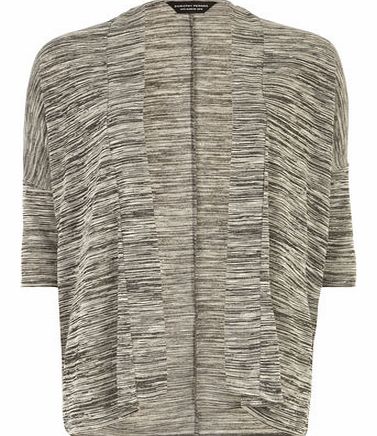 Dorothy Perkins Womens Grey Waterfall Cardigan- Grey DP56383062