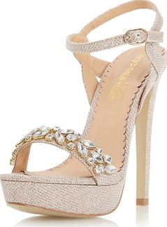 Dorothy Perkins, 1134[^]262015000707618 Womens Head Over Heels Megara Gold Sandals- Gold