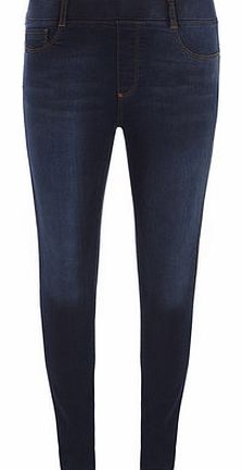 Dorothy Perkins Womens Indigo authentic wash eden jeggings- Blue