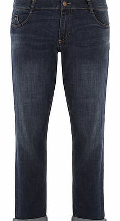 Dorothy Perkins Womens Indigo Slim Fit Boyfriend Jean- Blue